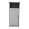 Flash Furniture Vega Bathroom Storage Cabinet Organizer w/Magnetic Closure Door, In-Cabinet Adjustable Shelf FS-VEGA-BATH-3-GY-GG - alternate 2